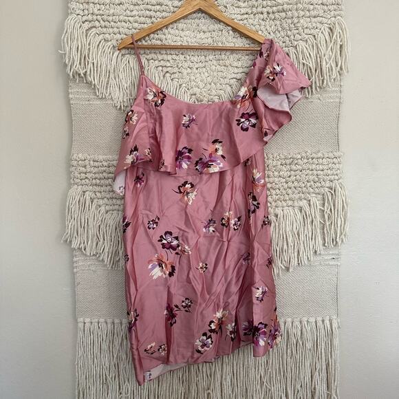Amanda Uprichard Silk Ruffle Dress - Picture 1 of 7